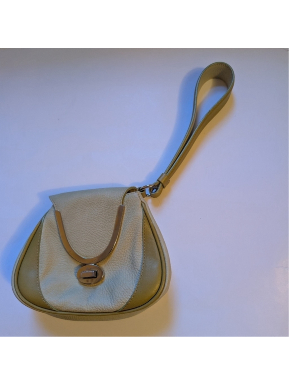 Alberta Ferretti Elegant Leather Women's Wristlet Bag In EUC